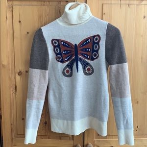 Sugar High Love Stoned butterfly wool sweater